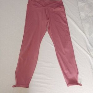 NIKE ONE Wrap Dri-Fit Women’s TIGHT FIT HIGH RISE Yoga 7/8 Leggings Dusty Rose L